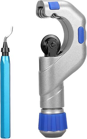 DOMINOX Pipe Cutter Tool Kit 3/16-2 Inch (5-50mm) Outer Diameter, Tubing Cutter with Deburring Tool for for Copper, Brass, Aluminum and Stainless Steel, Tube Cutter Set in Kuwait