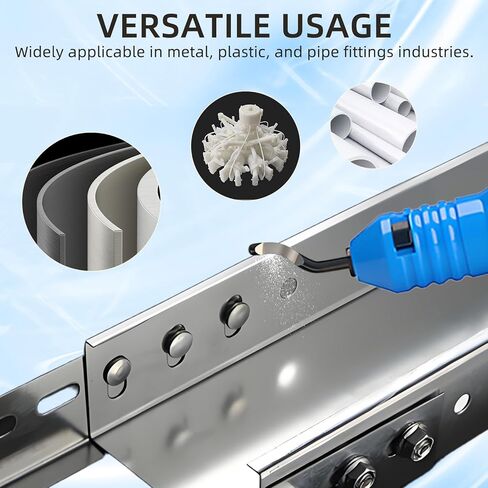 Deburring Blades Tool, 50 Pcs BS1010 Hand Deburring Cutters Rotary Burr Removal Blades Replacement Cutter Head for Scraping PVC Plastic in Saudi Arabia