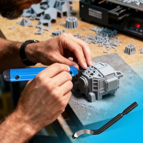 Deburring Blades Tool, 50 Pcs BS1010 Hand Deburring Cutters Rotary Burr Removal Blades Replacement Cutter Head for Scraping PVC Plastic in Saudi Arabia