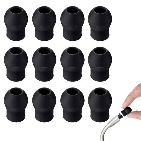 12 قطعة من رؤوس الأذن المصنوعة من السيليكون لسماعة الطبيب الرقمية المتوافقة مع EKO CORE 500، ملحقات سماعة الطبيب Echo، أطراف الأذن لتصميم واقي ضد الغبار (3 أرجواني متدرج) in Kuwait