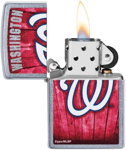 Zippo Unfilled Lighter MLB Washington Nationals, Multicolor, 29977, One Size in Saudi Arabia