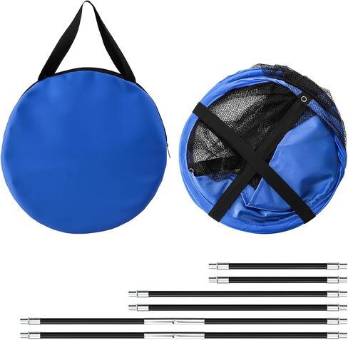 Jucoan Set of 3 Golf Chipping Net, 3 Sizes 12", 18", 24" Pop Up Golf Target Practice Net for Indoor Outdoor Backyard, Gift for Men, Father, Husband, Golfers in Saudi Arabia