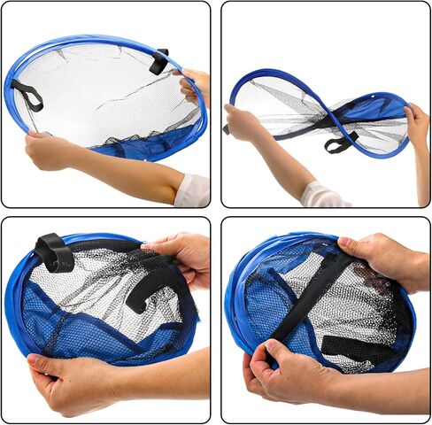 Jucoan Set of 3 Golf Chipping Net, 3 Sizes 12", 18", 24" Pop Up Golf Target Practice Net for Indoor Outdoor Backyard, Gift for Men, Father, Husband, Golfers in Saudi Arabia