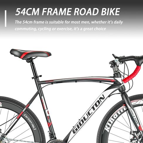 Road Bike, 700C, 54cm Frame, 21-Speed, Disc Brake, Men's Adult Bicycle in Saudi Arabia