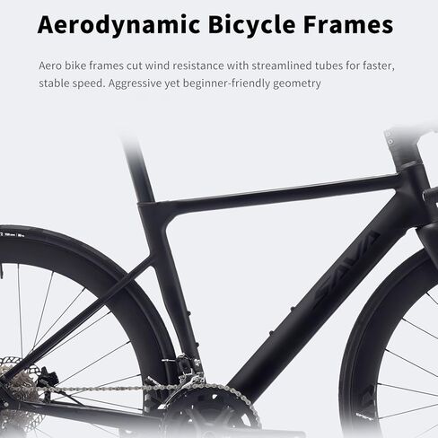 SAVADECK Road Bike with Carbon Front Fork and Wheelset, Aluminum Alloy Frame with Shimano 105 R7100 Groupset, Full Internal Cable Routing, Oil Disc Brake Adult Racing with 24S in Saudi Arabia