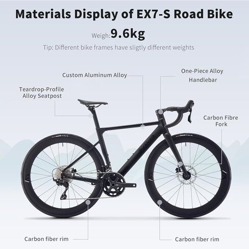 SAVADECK Road Bike with Carbon Front Fork and Wheelset, Aluminum Alloy Frame with Shimano 105 R7100 Groupset, Full Internal Cable Routing, Oil Disc Brake Adult Racing with 24S in Saudi Arabia