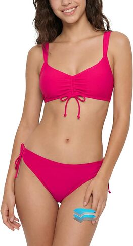Beautikini Period Swimwear for Teens Two Piece Leakproof Bikini Set Swimsuit Menstrual Retro Tie Bathing Suit for Girls in Saudi Arabia