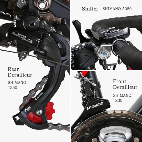 EUROBIKE Road Bike TSM XC550 Bike 21 Speed Dual Disc Brake 54CM 3-Spoke Wheels Bicycle…… in Saudi Arabia
