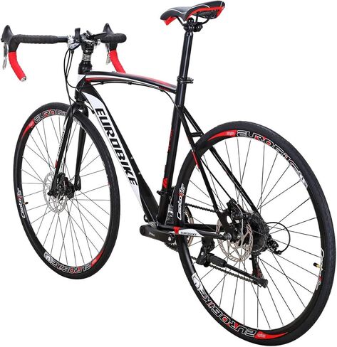 EUROBIKE Road Bike TSM XC550 Bike 21 Speed Dual Disc Brake 54CM 3-Spoke Wheels Bicycle…… in Kuwait