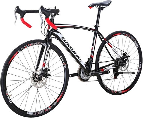 EUROBIKE Road Bike TSM XC550 Bike 21 Speed Dual Disc Brake 54CM 3-Spoke Wheels Bicycle…… in Saudi Arabia