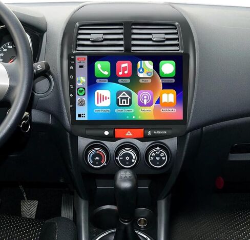 10 "Android 13 Wireless Carplay Android Auto Car Radio Radiiver for Mitsubishi ASX 2010-2017،2+32G Screen Double Din Car Stereo مع GPS Navigation Wifi Bluetooth Camera in Kuwait