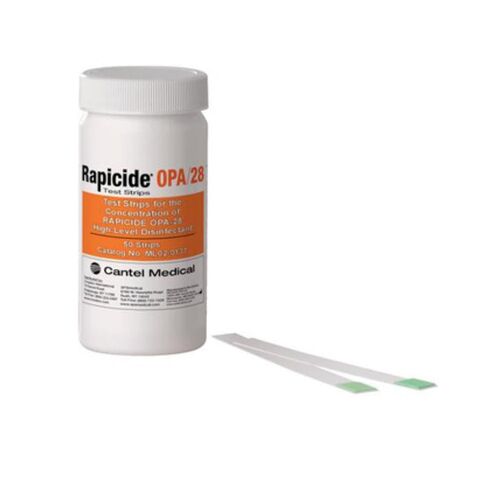 شريط اختبار CROSSTEX ML020137 Rapicide OPA/28 (عبوة من 50 قطعة) in Saudi Arabia