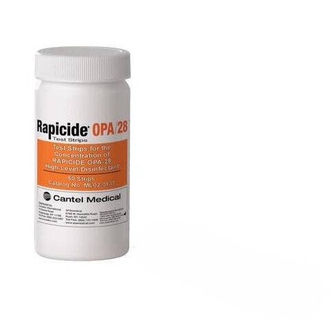 شريط اختبار CROSSTEX ML020137 Rapicide OPA/28 (عبوة من 50 قطعة) in Saudi Arabia
