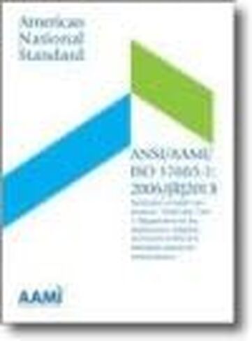 ANSI/AAMI/ISO 17665-1:2006/(R) 2013 Sterilization of health care products - Moist heat - Part 1 Requirements for the development, validation and routine control of a sterilization process for medical devices in Saudi Arabia