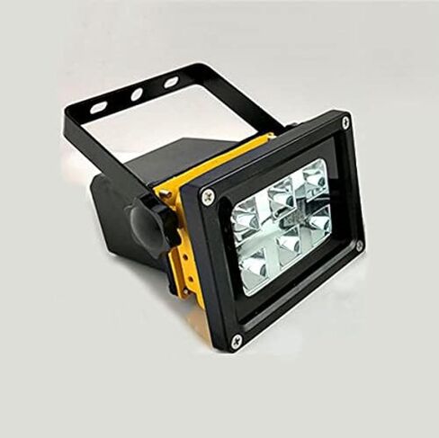 مصباح علاج 365 نانومتر 60 واط AC90-240V 6 حبات LED مصباح شحن محمول مقاوم للماء لمستلزمات الحفلات، صمغ علاج توهج نيون يتوهج في الظلام مع قابس تيار متردد، مصباح in Kuwait