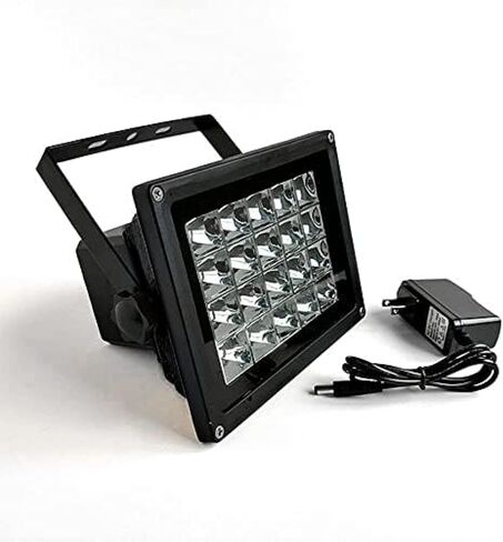 Curing Lamp 365nm 60W AC90-240V 6 Beads LED Charging Lamp Portable Waterproof for Party Supplies Glue Curing Glow Neon Glow in the Dark with AC Plug, Lamp in Saudi Arabia