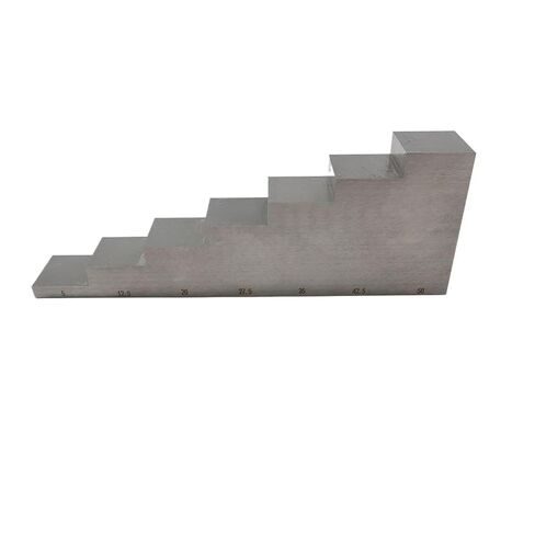 7 Step Test Block in 304 Stainless Steel Thickness:5mm,12.5mm,20mm,27.5mm,35mm,42.5mm,50mm in Saudi Arabia