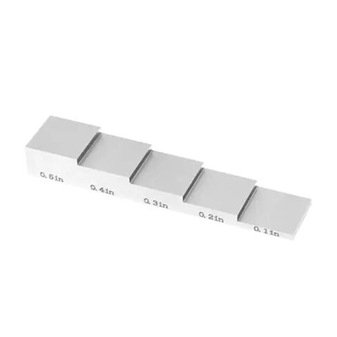 5 Step Test Block Thickness：0.100" 0.200" 0.300" 0.400" 0.500" Size：4"*0.8" 304 Stainless Steel in Saudi Arabia