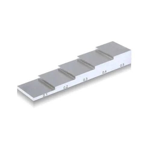 5 Step Test Block Thickness：0.100" 0.200" 0.300" 0.400" 0.500" Size：4"*0.8" 304 Stainless Steel in Saudi Arabia