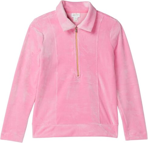 بلوفر إيليني القطيفة الصغير للفتيات من ليلي بوليتزر (طفل صغير/طفل صغير/طفل كبير) in Kuwait