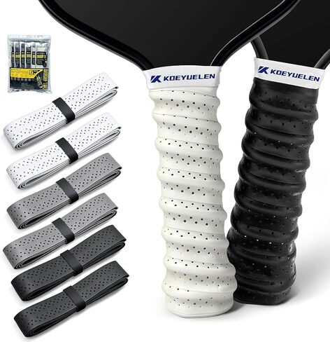 Ribbed Pickleball Overgrip Tape, Non-Slip Sweat-Wicking Racquet Grip for Pickleball/Tennis/Badminton in Kuwait