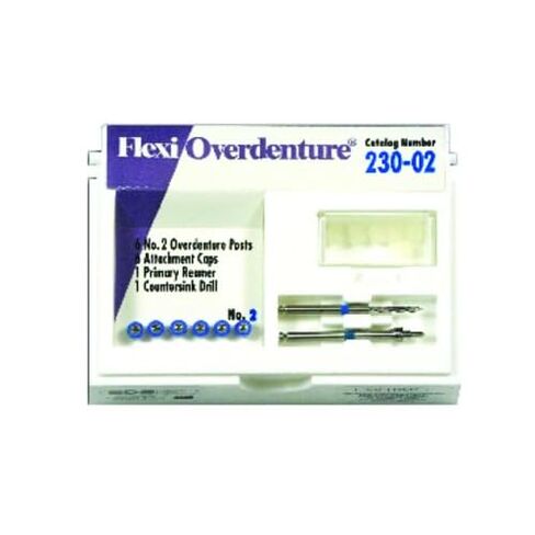 230-02 Flexi-Overdenture Posts #2 Blue Stainless Steel in Kuwait