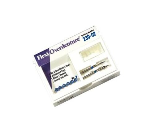 230-02 Flexi-Overdenture Posts #2 Blue Stainless Steel in Kuwait