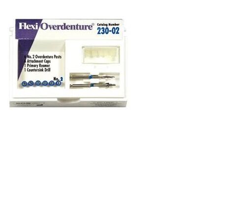 230-02 Flexi-Overdenture Posts #2 Blue Stainless Steel in Kuwait