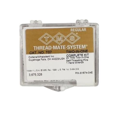 كولتين Whaledent T07 TMS 2/1 مجموعة كاملة عادية دبابيس مزدوجة 0.027 بوصة T-07 in Kuwait