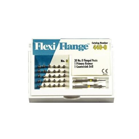 440-0 Flexi-Flange Stainless Steel Posts #0 Yellow 30/Pk in Kuwait