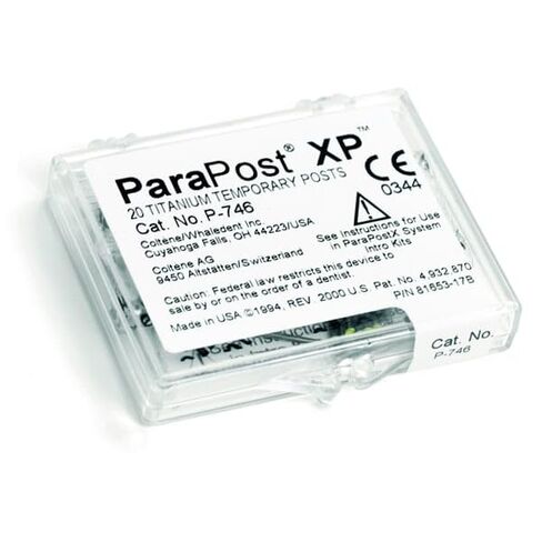 Coltene Whaledent P746-6 ParaPost XP تيتانيوم المشاركات المؤقتة 1.50 مم 20/Pk in Kuwait