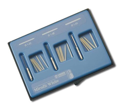Hager 356044 Mirafit White Fiber Glass Post Introductory Kit (18) + Reamers (3) in Kuwait