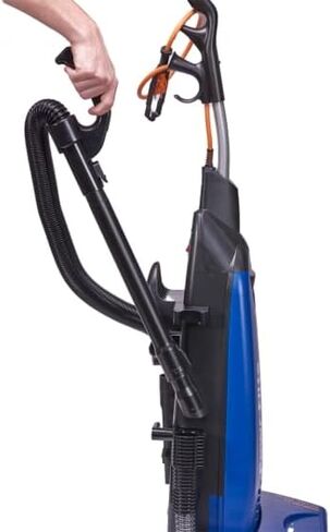 Powr-Flite Borelli Dual Pro Commercial Vacuum Cleaner, PV160-W14-U Model - Bagged Upright Vacuum Cleaner with HEPA Filtration - Heavy Duty Dual-Motor High Suction Power, 12-Foot Reach, 60 Ft Cord in Kuwait