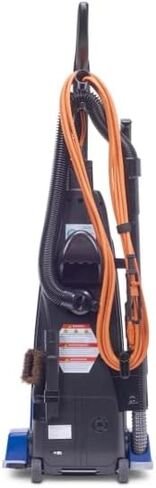 Powr-Flite Borelli Dual Pro Commercial Vacuum Cleaner, PV160-W14-U Model - Bagged Upright Vacuum Cleaner with HEPA Filtration - Heavy Duty Dual-Motor High Suction Power, 12-Foot Reach, 60 Ft Cord in Kuwait