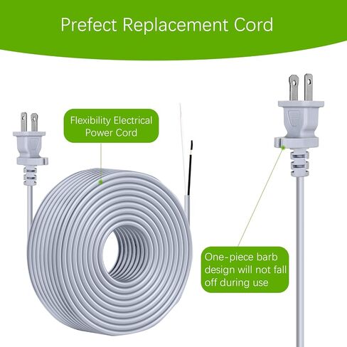 سلك بديل بطول 36 قدم لمكنسات Shark Navigator/Rotator LiftAway Pro المستقيمة، NV355 NV356 NV357 UV400 UV540 NV36 NV60 NV80 NV360 كابل الطاقة الكهربائية NV370 NV501 NV502 NV450 NV402 in Kuwait