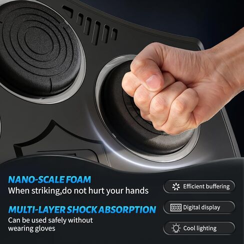 Music Boxing Machine for Adults, Wall Mounted Smart Punching Trainer, Interactive Boxing Target for Home Fitness in Saudi Arabia