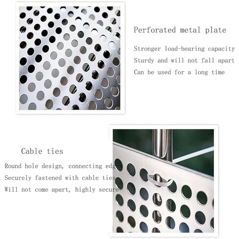304 Stainless Steel Perforated Sheet - 13.7"x17.7" Corrosion Resistant Perforated Metal Plate 0.03" (0.8mm) Thick, Ideal for Ventilation, Filtration, Industrial & DIY Projects(Circular) in Saudi Arabia
