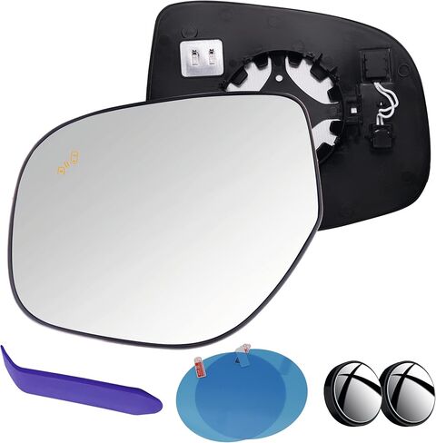 EAP DRIVER Side Mirror Glass متوافق مع Mitsubishi Outlander 2014-2020 ، Outlander Sport 2016-2023 ، Outlander PHEV 2018-2022 ، 7632B613 MI1324121 in Kuwait