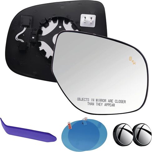 EAP DRIVER Side Mirror Glass متوافق مع Mitsubishi Outlander 2014-2020 ، Outlander Sport 2016-2023 ، Outlander PHEV 2018-2022 ، 7632B613 MI1324121 in Kuwait