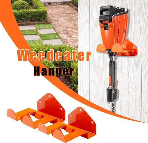 Steel Wall Mount Tool Holder, Orange, 6 x 4 inch, Heavy Duty Storage Hooks with Mounting Hardware in Saudi Arabia