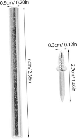 STOBOK 1set Seamless Double-ended Nails for Picture Hanging Installation No Drilling Required High-strength Concealed Nails Installation Sleeve in Saudi Arabia