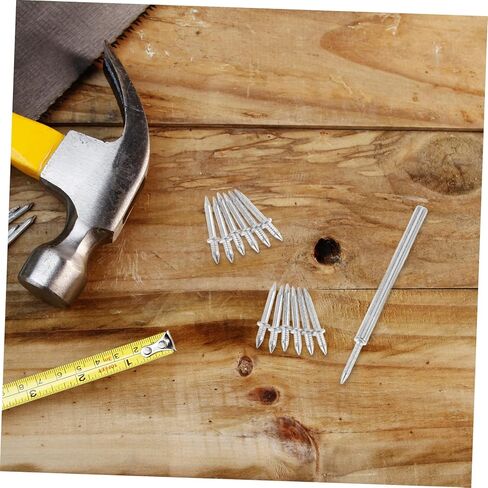 STOBOK 1set Seamless Double-ended Nails for Picture Hanging Installation No Drilling Required High-strength Concealed Nails Installation Sleeve in Saudi Arabia