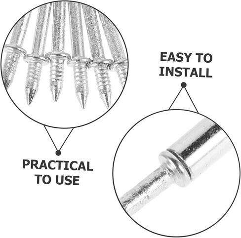 STOBOK 1set Seamless Double-ended Nails for Picture Hanging Installation No Drilling Required High-strength Concealed Nails Installation Sleeve in Saudi Arabia