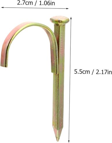 1bag Steel Hook Nails for Tubing Support Structure for Easy Installation of and Cpvc Random Color for Home Use in Saudi Arabia
