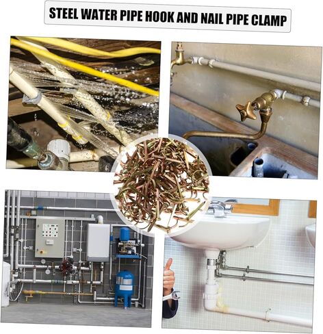 1bag Steel Hook Nails for Tubing Support Structure for Easy Installation of and Cpvc Random Color for Home Use in Saudi Arabia
