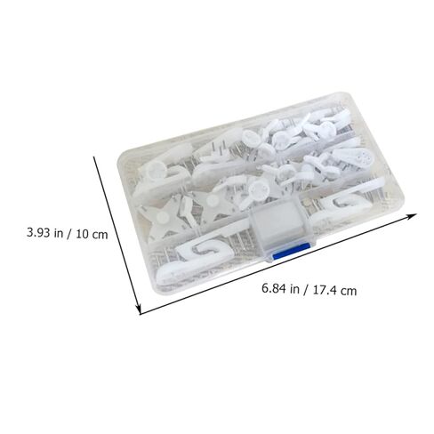 LIFKOME 1Set Invisible Seamless Wall Nail with Storage Case Multi-purpose Hanging Accessories for Photos and Decor Strong Load-bearing Capacity Easy to Use and Store in Saudi Arabia