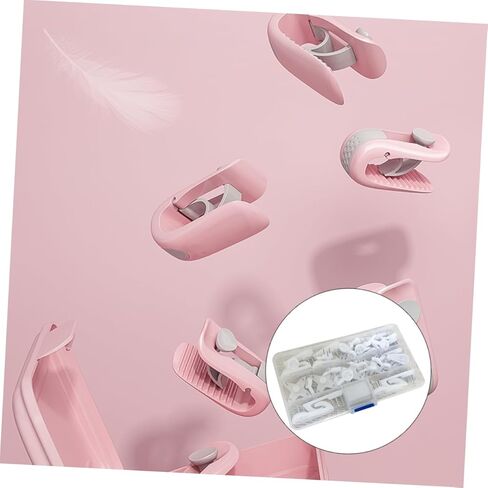 LIFKOME 1Set Invisible Seamless Wall Nail with Storage Case Multi-purpose Hanging Accessories for Photos and Decor Strong Load-bearing Capacity Easy to Use and Store in Saudi Arabia