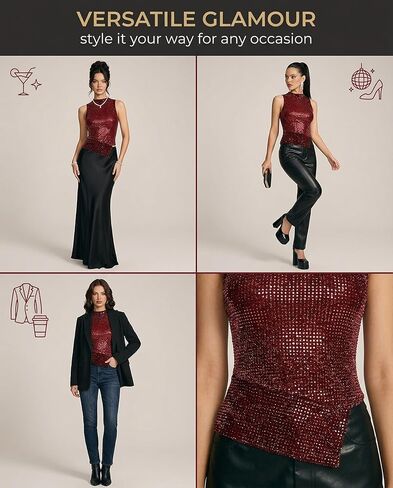 Crystal Vest, Red, S in Saudi Arabia