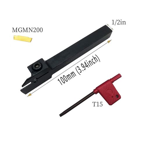 1/2inch Grooving Tool Holder MGEHR1212-2 with 10pcs MGMN200-G Grooving Inserts + 20pcs APMT1135PDER Indexable Face Milling Inserts in Kuwait