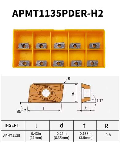 1/2inch Grooving Tool Holder MGEHR1212-2 with 10pcs MGMN200-G Grooving Inserts + 20pcs APMT1135PDER Indexable Face Milling Inserts in Kuwait
